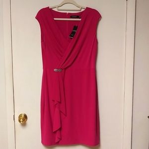 Black Label Lauren Ralph Lauren Pink V neck Dress